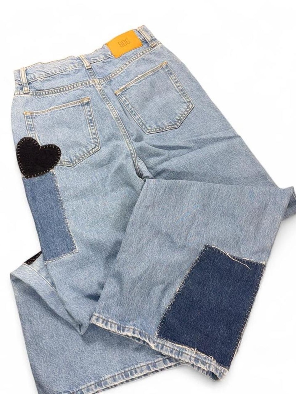 BDG puddle patchwork wide leg jeans - Picture 8 of 8